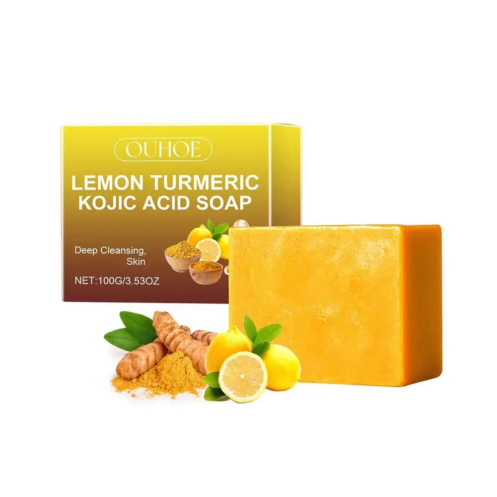 LumiBar Turmeric & Kojic Acid Brightening Soap — Face, Body & Glow