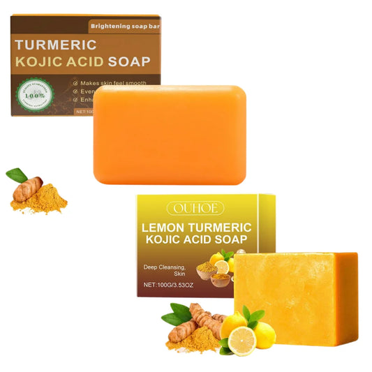 LumiBar Turmeric & Kojic Acid Brightening Soap — Face, Body & Glow