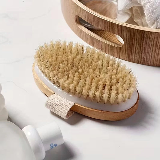 NatureGlow Dry Body Brush — Exfoliate, Stimulate & Smooth Skin