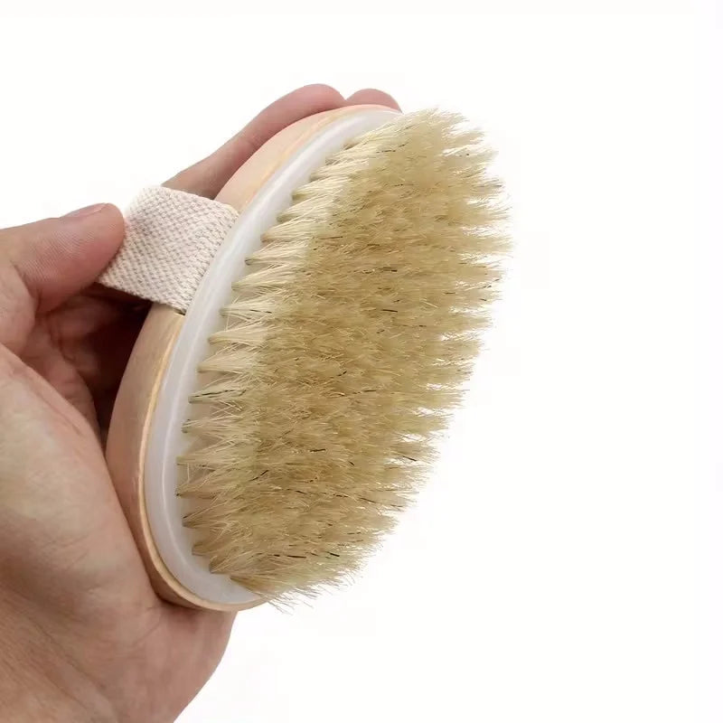 NatureGlow Dry Body Brush — Exfoliate, Stimulate & Smooth Skin